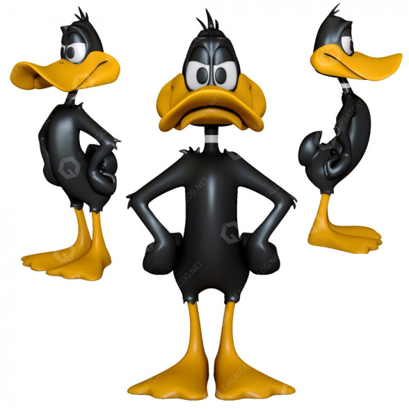 Статуэтка Daffy Duck 3D модель