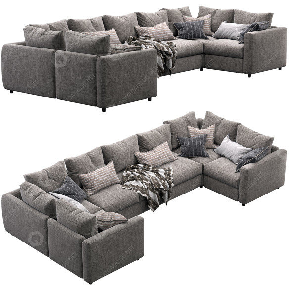 Диван IKEA Vimle 9 3D модель