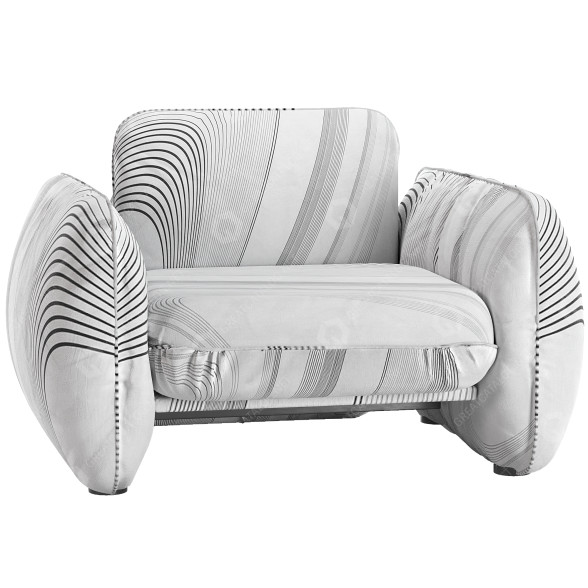 Fotel Baxter Brigitte model 3D