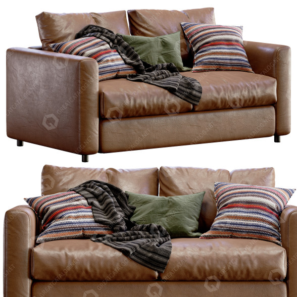 Sofa IKEA Vimle Leather 3D model