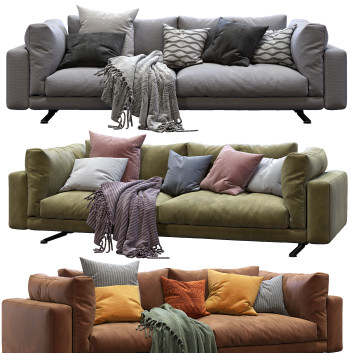 Sofá Living Divani Floyd Hi (3 Color Version)