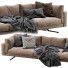 Диван Living Divani Floyd Hi Brown - Navasard