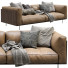 Диван Living Divani Leather Rodwood - Navasard