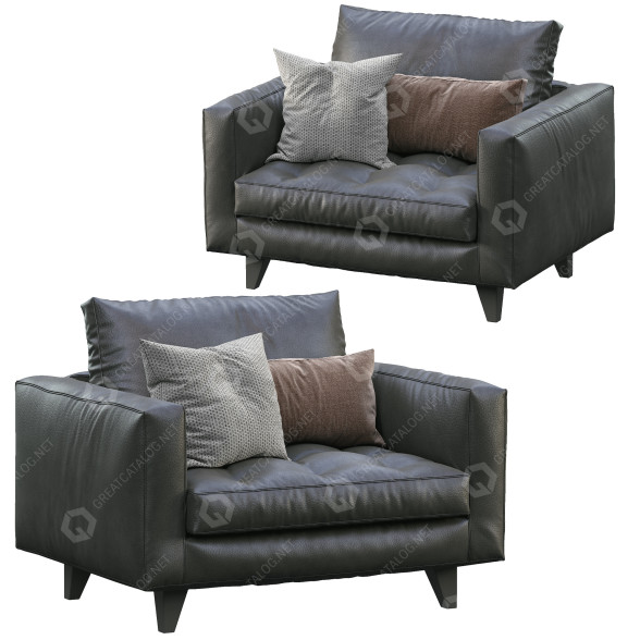 Sillón Marac Willy Slim Modelo 3D