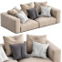 Sofa Flexform Grandemare Beige - Navasard