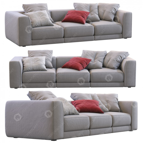 Sofa Jesse Pasha 7 3D-Modell