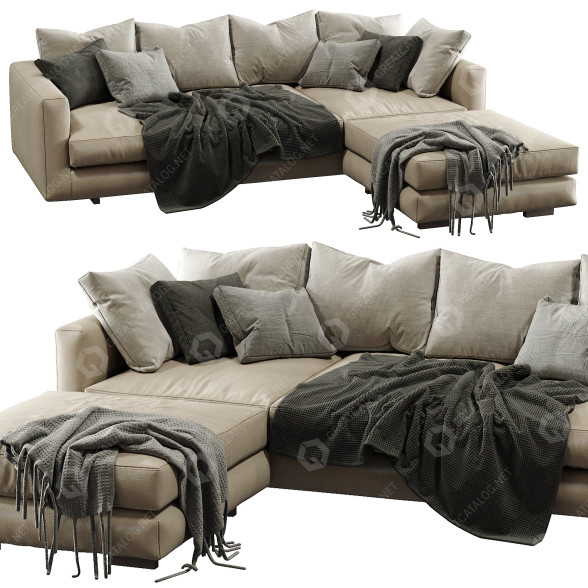 Диван Marac Malibu Leather 3D модель