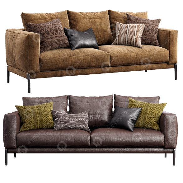 Canapé Flexform Romeo modèle 3D