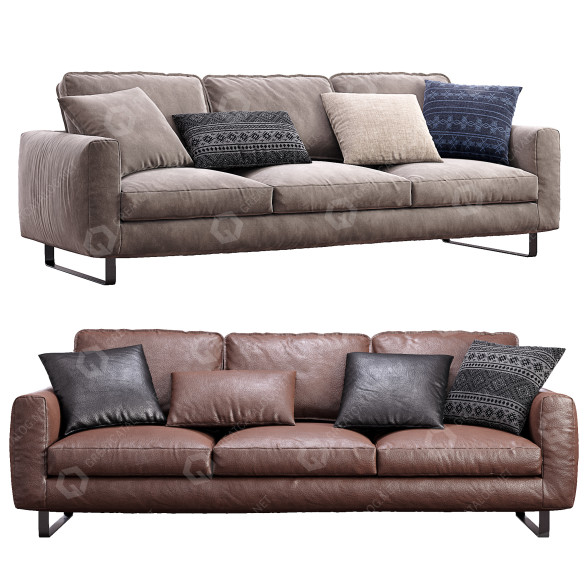 Sofa Prostoria Elegance model 3D