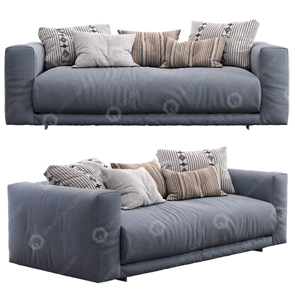 Диван COR Sitzmöbel Moss Gray 3D модель