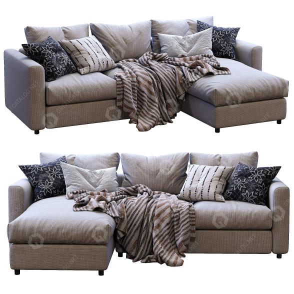 Sofa IKEA Vimle 15 3D model