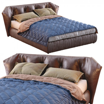 Ліжко Saba New York Box Leather