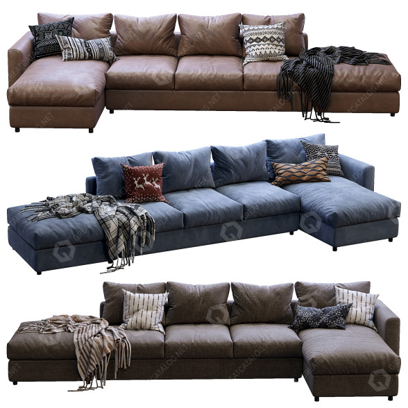 Sofá IKEA Vimle 14 Modelo 3D