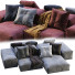 Sofa Living Divani Extra Wall (2 Color Version) - Navasard
