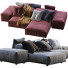 Sofa Living Divani Extra Wall (2 Color Version) - Navasard