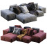 Sofa Living Divani Extra Wall (2 Color Version) - Navasard