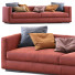Sofa Flexform Magnum Red - Navasard