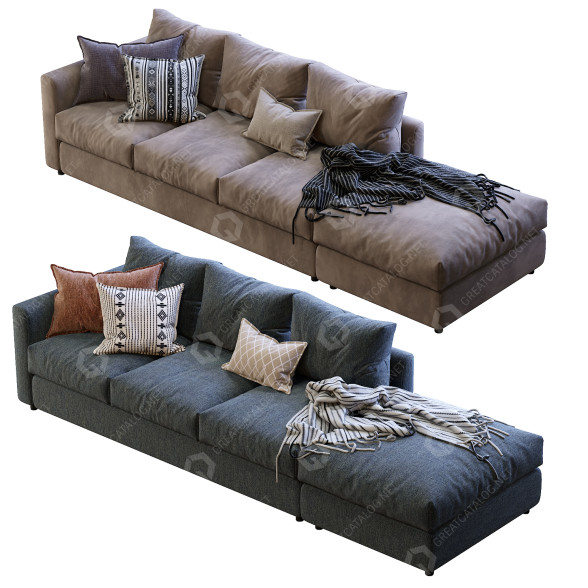 Sofa IKEA Vimle 12 model 3D