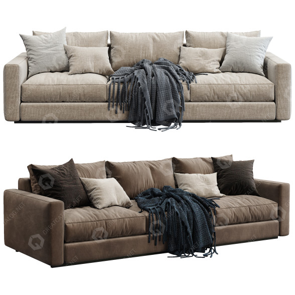Диван Ferlea Simple (2 Color Version) 3D модель