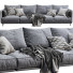 Sofa Arflex K2 (3 Color Version) - Navasard