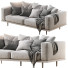 Sofa West Elm Sofa 84 Beige - Paramatma