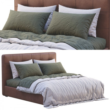 Ліжко BoConcept Mezzo Brown