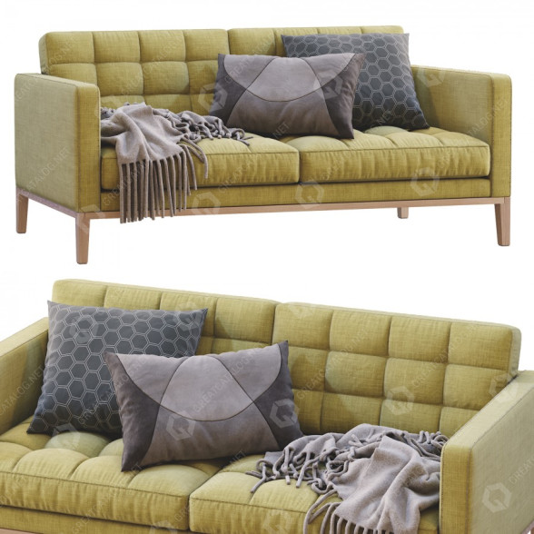 Диван B&B Italia Ac Lounge 3D модель