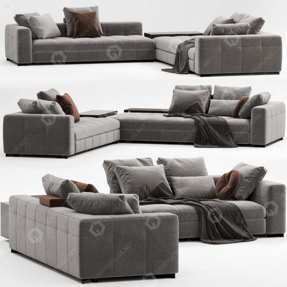 Sofa Minotti Blazer 3D-Modell