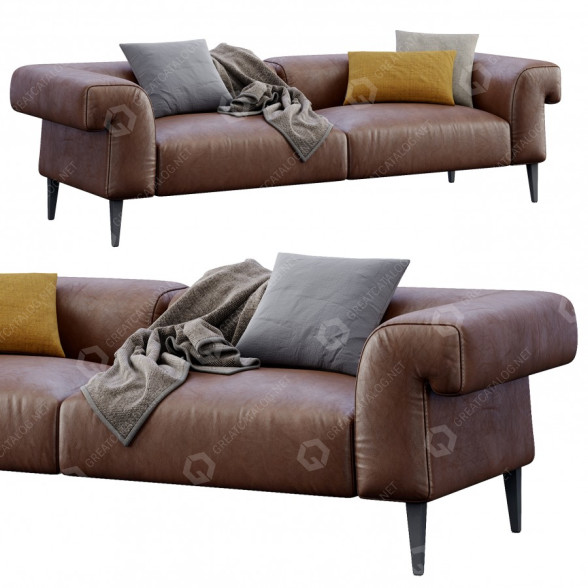 Диван Gianfranco Ferre Home Leather Soho 3D модель