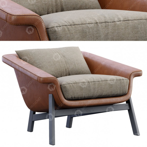 Sessel Horm Casamania Sienna 3D-Modell