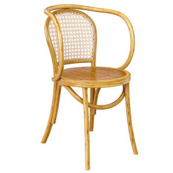 Silla  S.Alternative Furniture Round with Rattan Wooden Modelo 3D