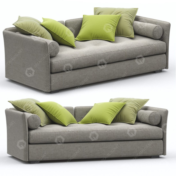 Sofa Horm Casamania Figi Isolotto Gray 3D-Modell