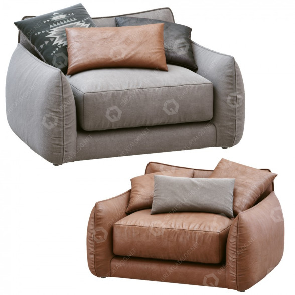 Крісло Montauk Sofa James 3D модель