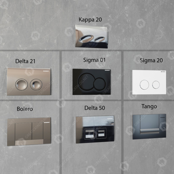 Кнопки Geberit Toilet Flush 3D модель