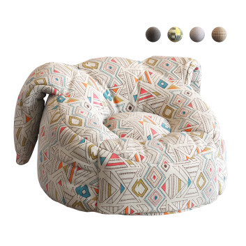 Tasche Stuhl Animal Bean 3D-Modell