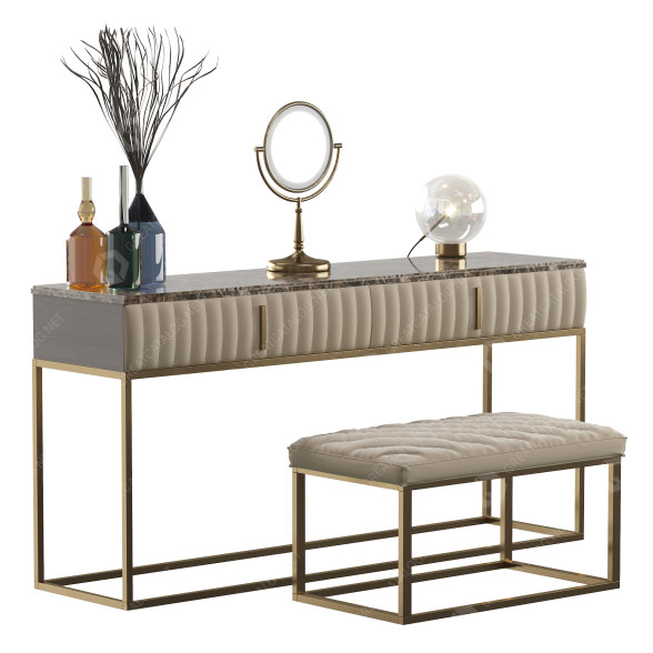 Tocador y decoración Daytona Angelina Modelo 3D