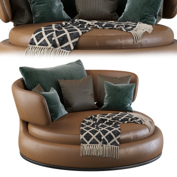 Maxalto Amoenus Soft Swivel Leather  3D-Modell