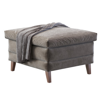 Пуф Walter Knoll Leather 1970s