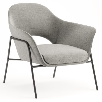 Крісло  Globewest Vittoria Metal Leg Occasional 3D модель