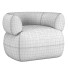 Крісло Moving Mountains Puffer Chair - IgorCAD