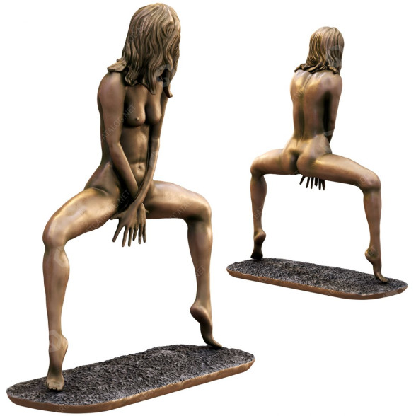 Statuette Veronese Design Nude Woman Spread Pose Erotic Art 3D-Modell