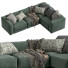 Sofa Montauk Sofa Lewis Green - Navasard