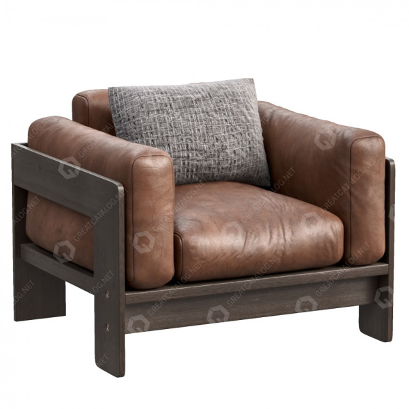 Крісло Knoll Bastiano Petite Settee 3D модель