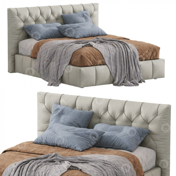 Кровать Felis Hamilton Leather 3D модель
