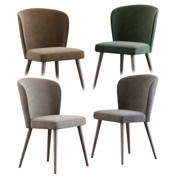 Стілець Minotti Aston Dining 3D модель