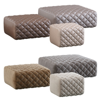 Пуфи Minotti Ashley  3D модель