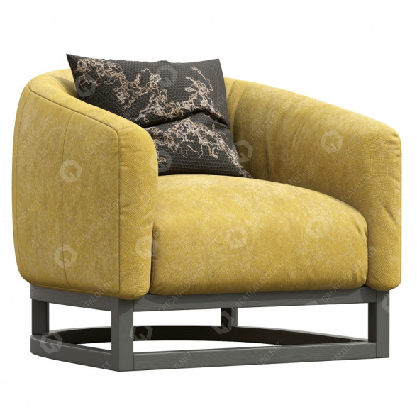 Sessel Coco Republic Heston 3D-Modell