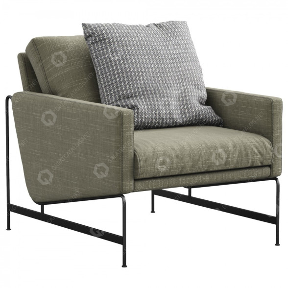 Sillón Coco Republic Clement Modelo 3D