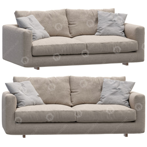Диван Marac Malibu Beige 3D модель