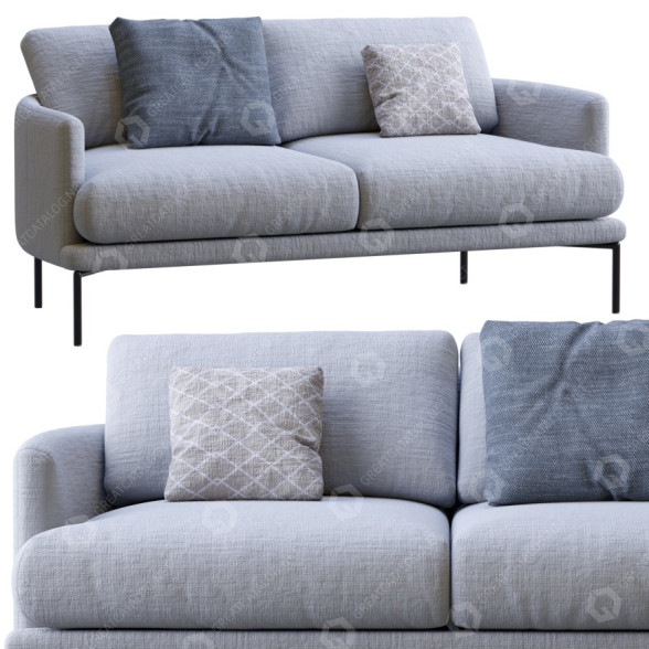 Sofa La Forma Rave 4 model 3D